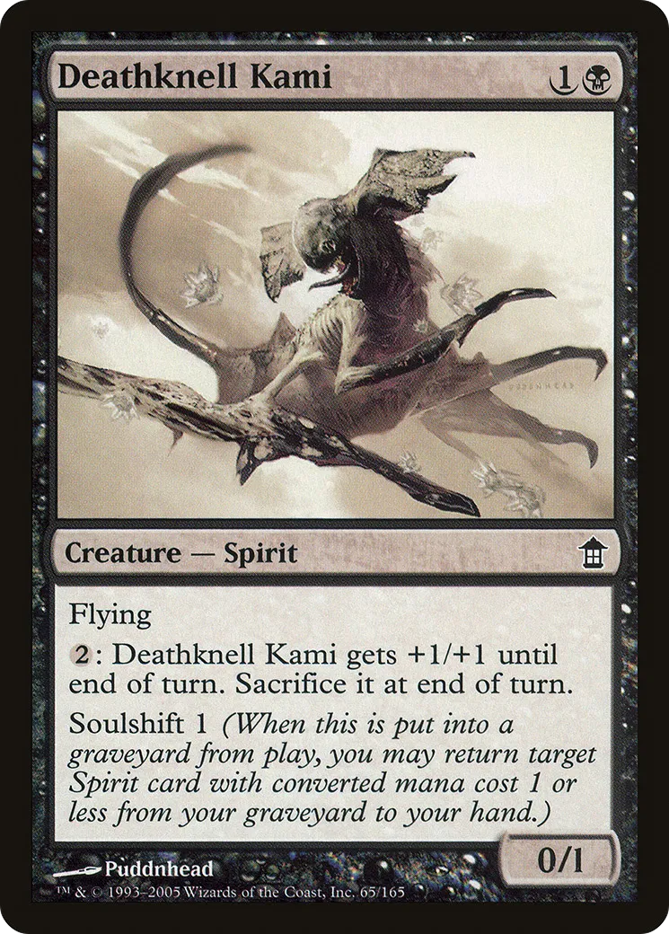 Deathknell Kami — Saviors of Kamigawa — Magic: The Gathering