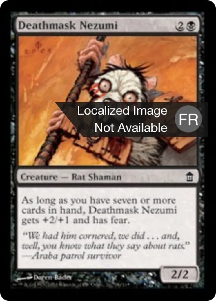 Nezumi masquemort — Saviors of Kamigawa — Magic: The Gathering