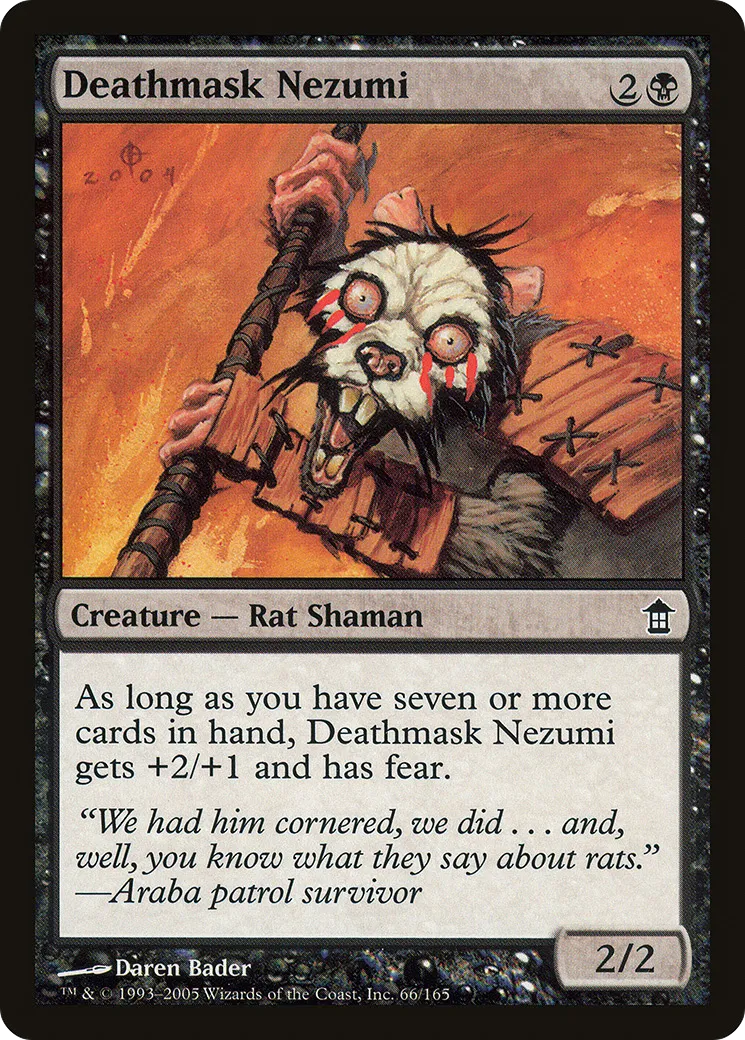Deathmask Nezumi — Saviors of Kamigawa — Magic: The Gathering