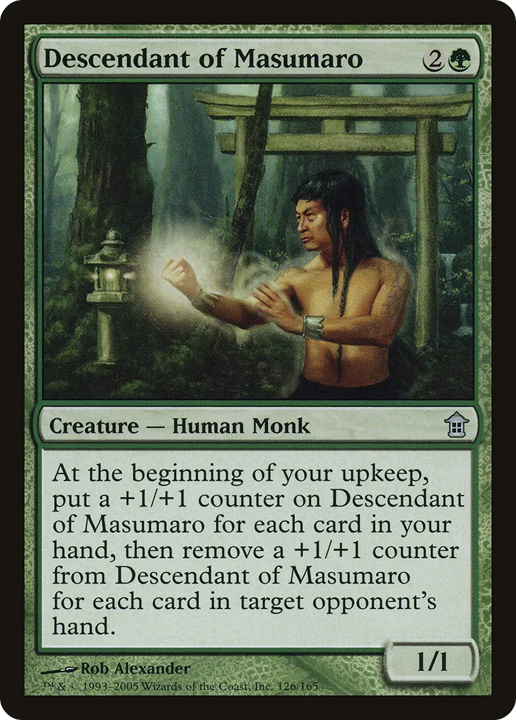 Descendant of Masumaro — Saviors of Kamigawa — Magic: The Gathering