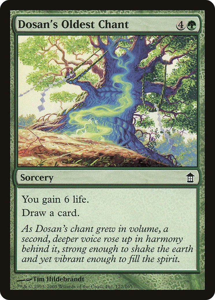 Dosan's Oldest Chant — Saviors of Kamigawa — Magic: The Gathering