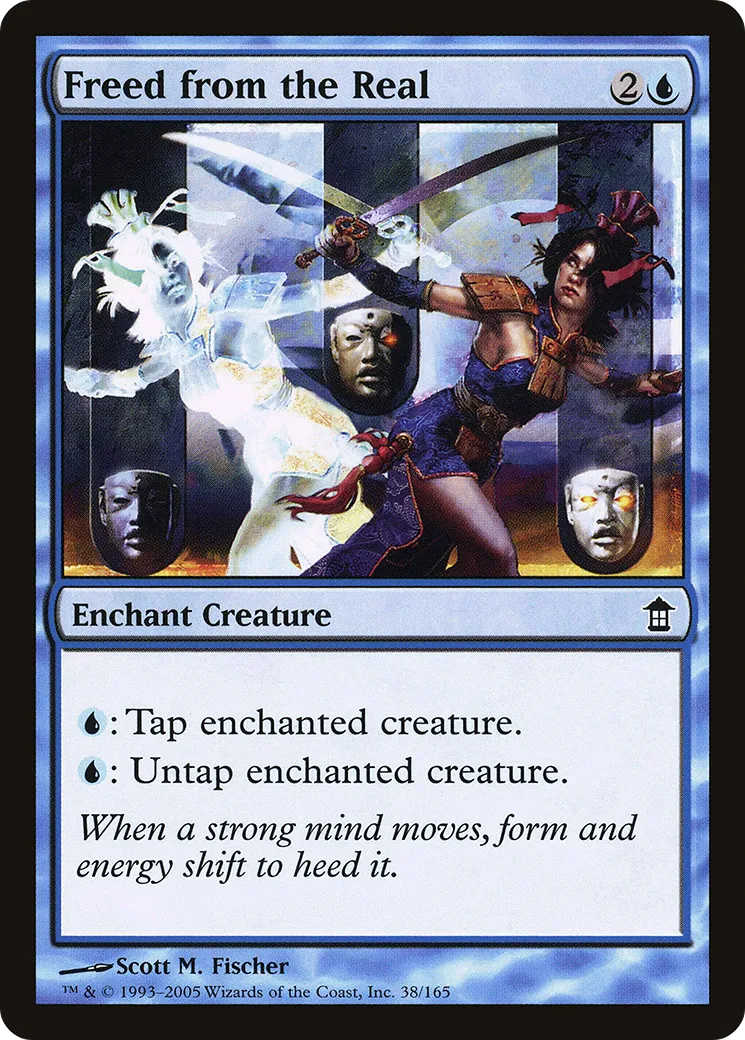 Libéré du réel — Saviors of Kamigawa — Magic: The Gathering