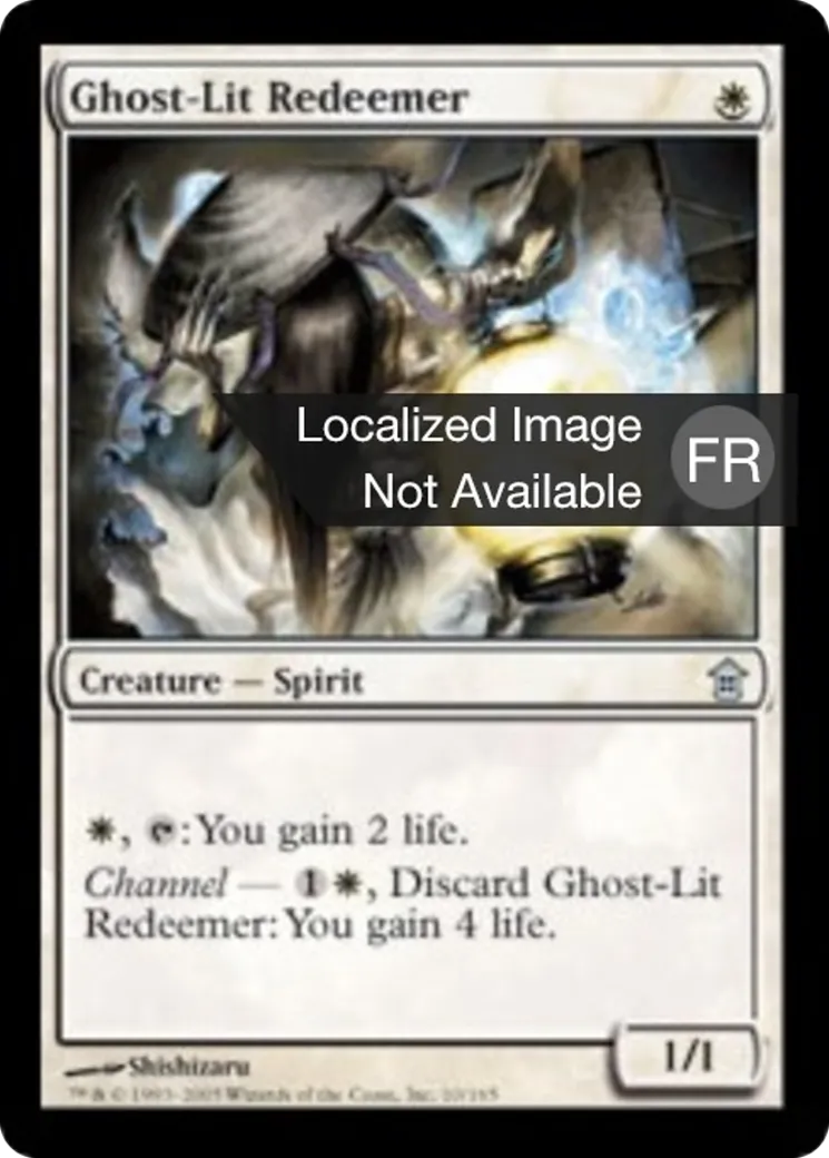 Rédemptrice nimbée de fantômes — Saviors of Kamigawa — Magic: The Gathering