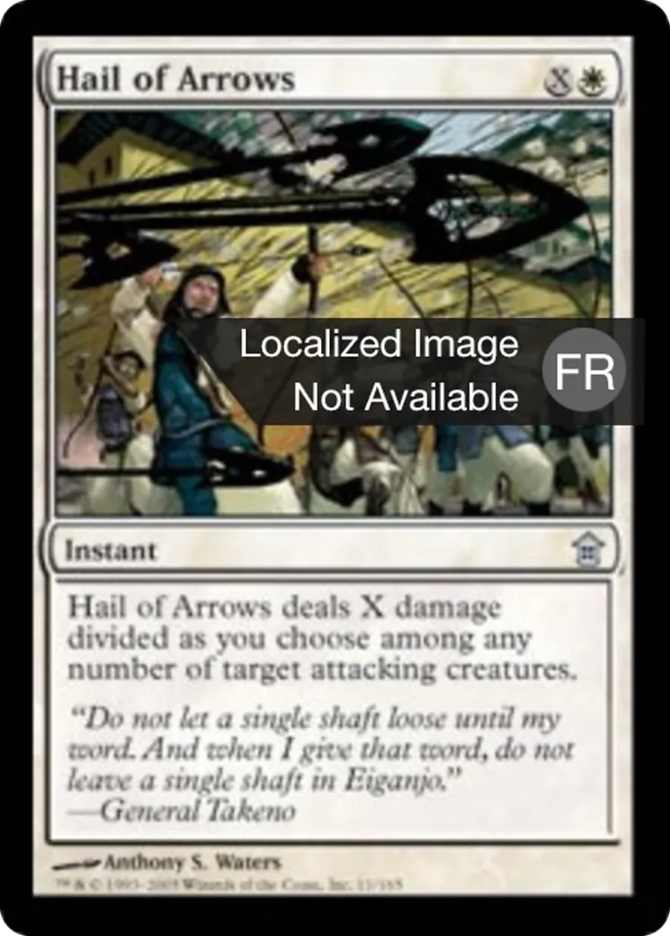 Pluie de flèches — Saviors of Kamigawa — Magic: The Gathering