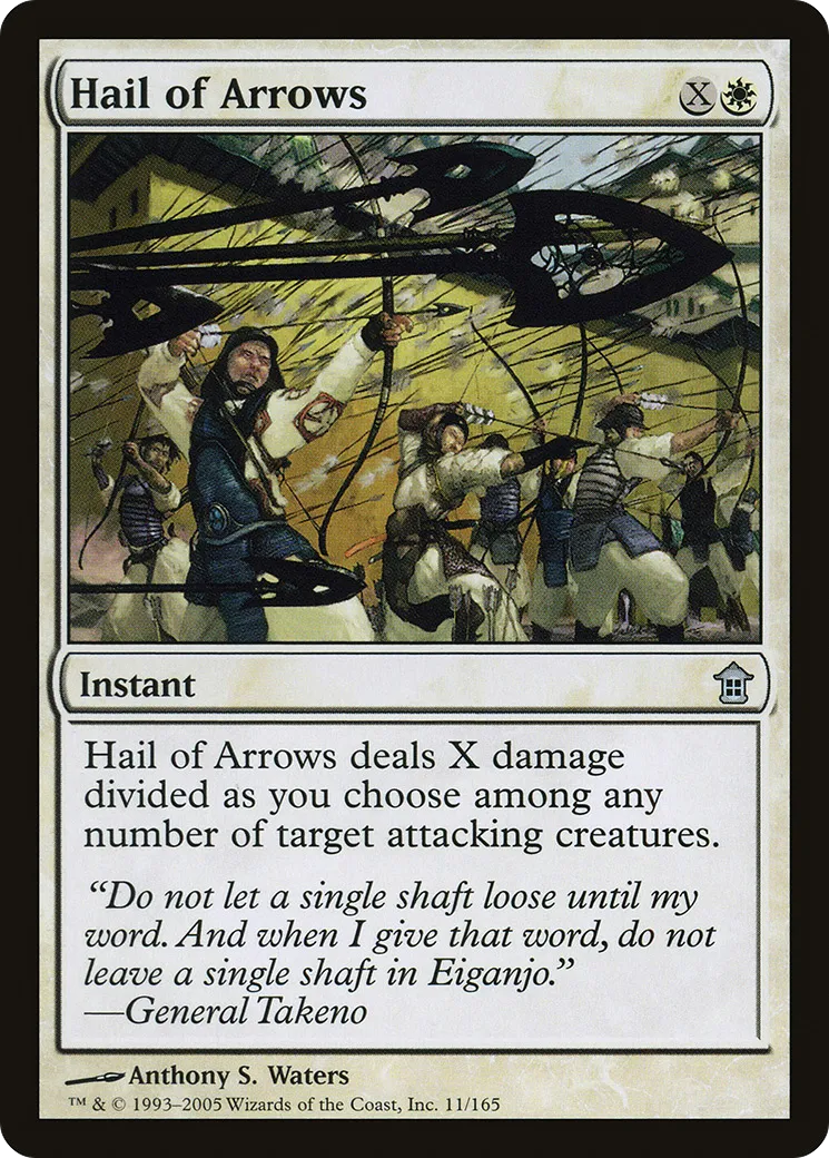 Hail of Arrows — Saviors of Kamigawa — Magic: The Gathering