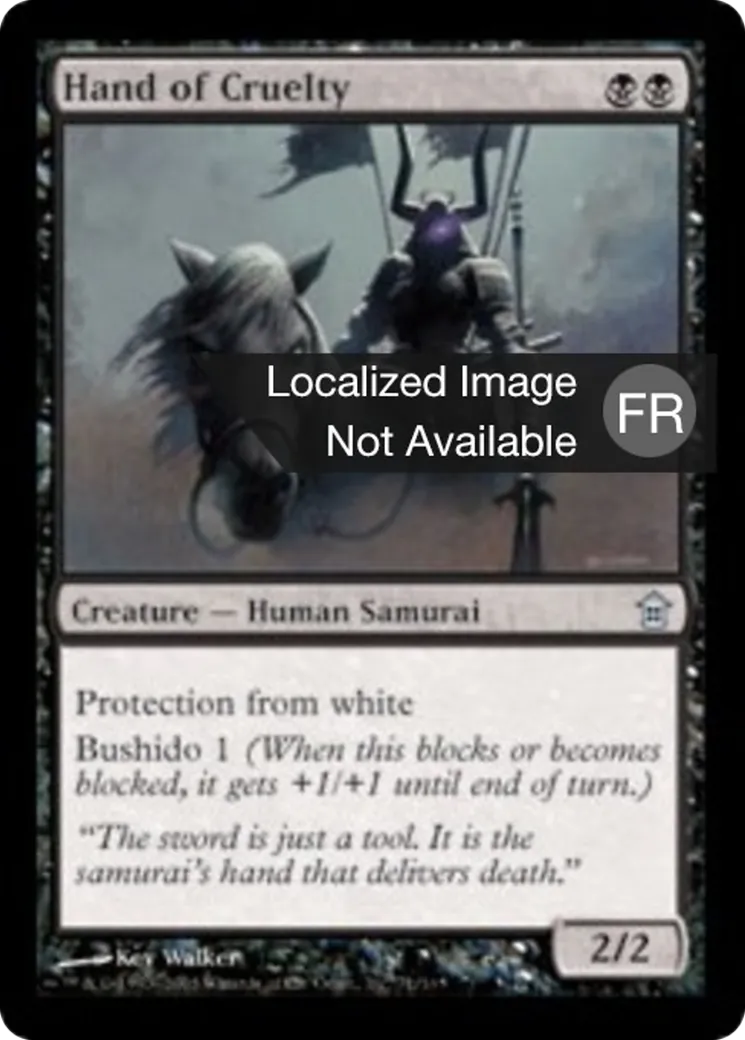 Main de cruauté — Saviors of Kamigawa — Magic: The Gathering