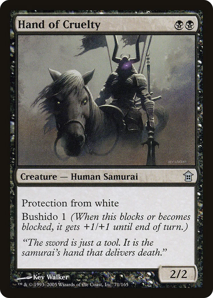 Hand of Cruelty — Saviors of Kamigawa — Magic: The Gathering