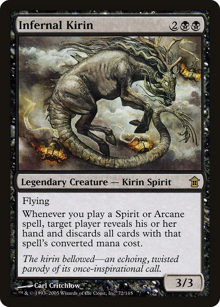 Infernal Kirin — Saviors of Kamigawa — Magic: The Gathering