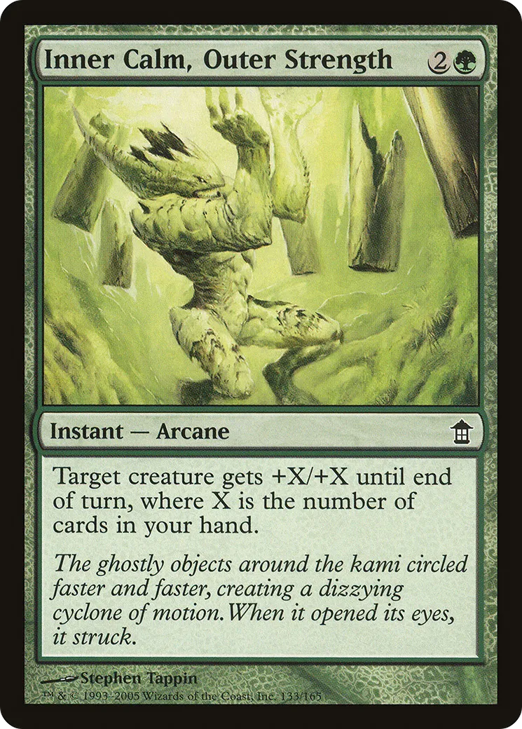 Inner Calm, Outer Strength — Saviors of Kamigawa — Magic: The Gathering