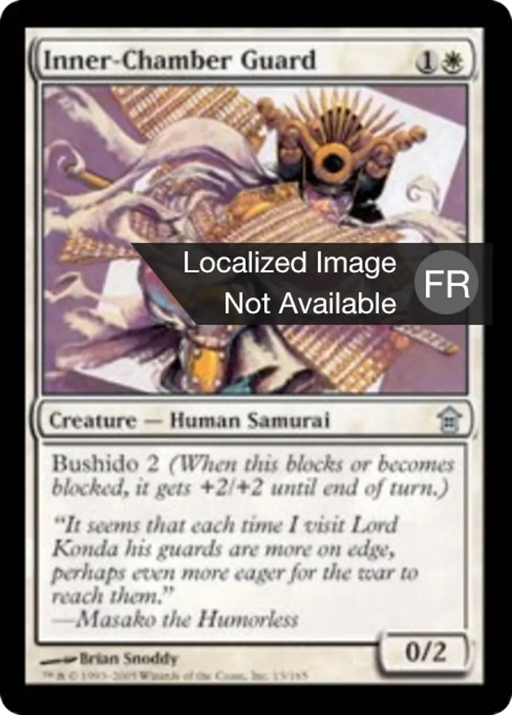 Garde d'appartement — Saviors of Kamigawa — Magic: The Gathering