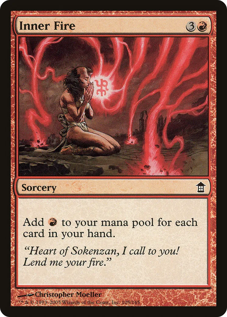 Feu intérieur — Saviors of Kamigawa — Magic: The Gathering