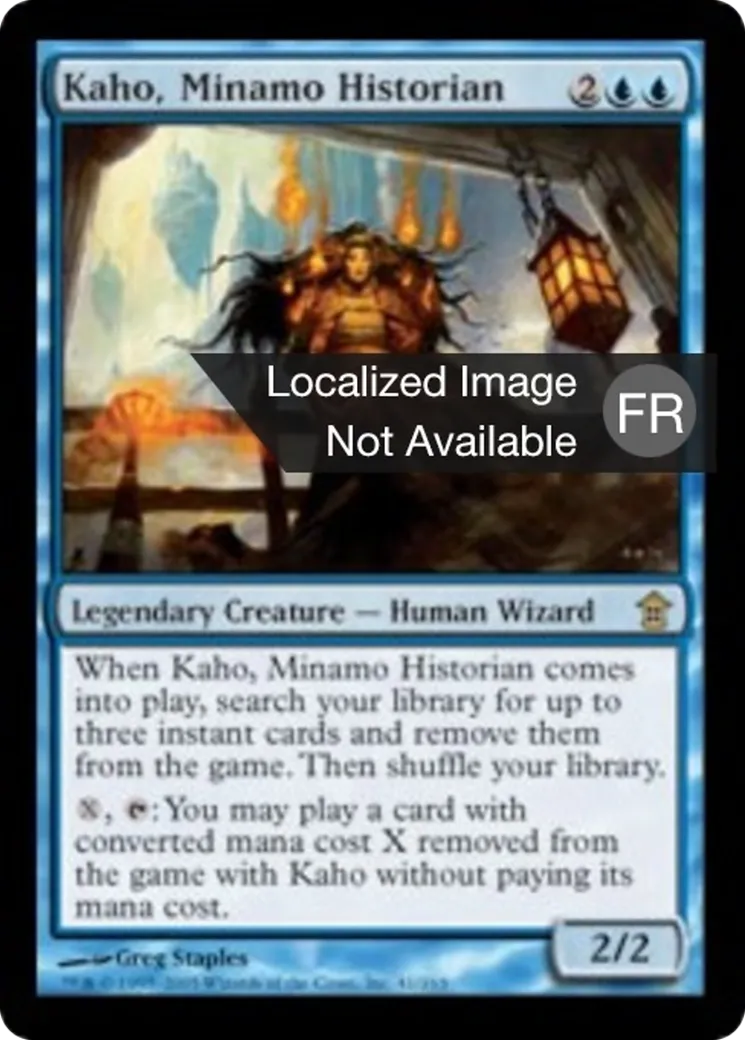Kaho, historienne de Minamo — Saviors of Kamigawa — Magic: The Gathering