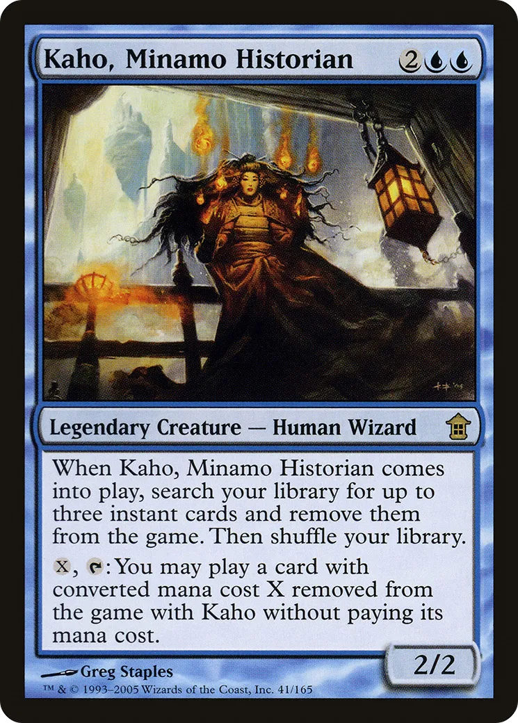 Kaho, Minamo Historian — Saviors of Kamigawa — Magic: The Gathering