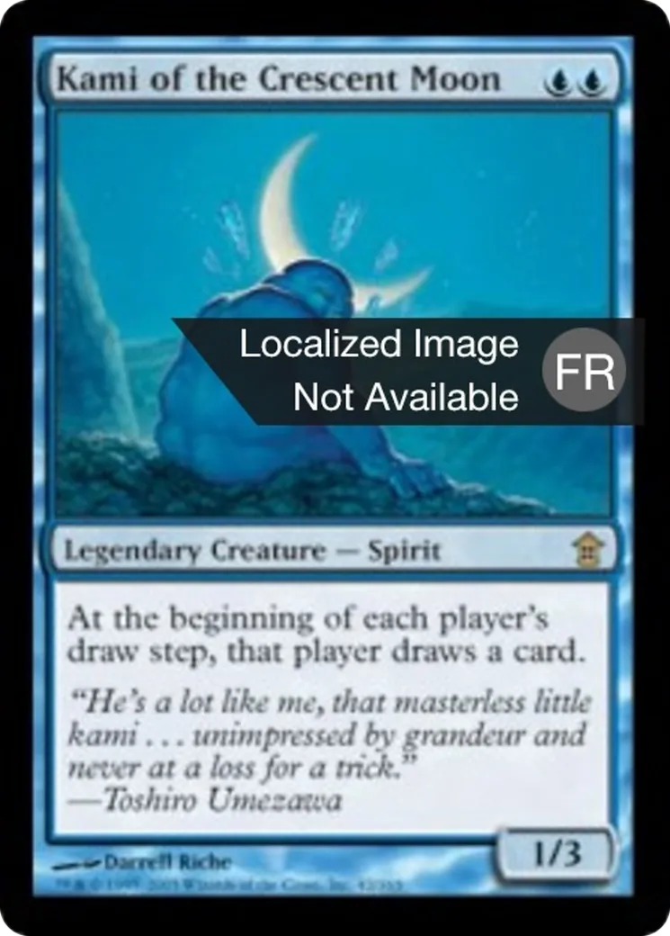 Kami du croissant de lune — Saviors of Kamigawa — Magic: The Gathering