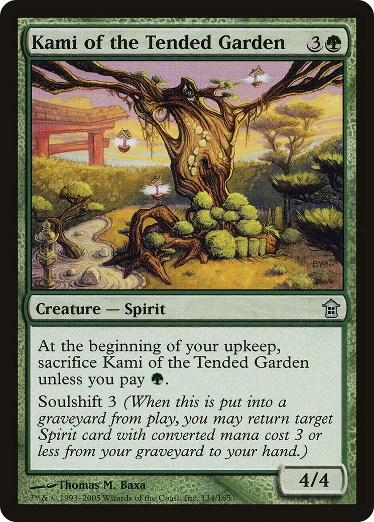 Kami of the Tended Garden — Saviors of Kamigawa — Magic: The Gathering