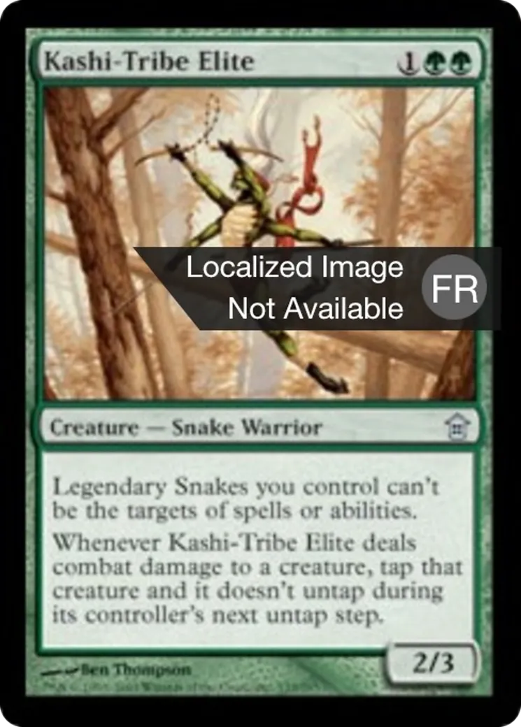Élite de la tribu Kashi — Saviors of Kamigawa — Magic: The Gathering