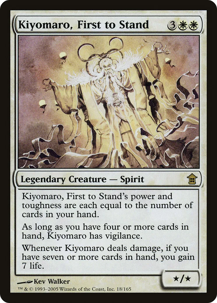 Kiyomaro, First to Stand — Saviors of Kamigawa — Magic: The Gathering