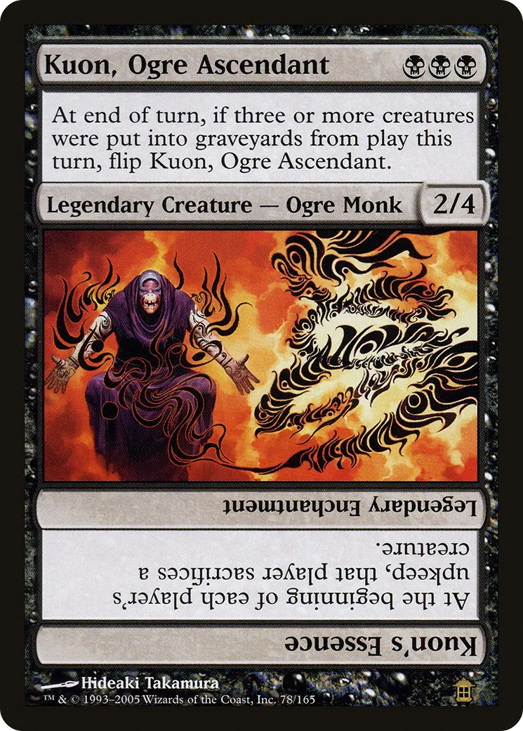 Kuon, Ogre Ascendant // Kuon's Essence — Saviors of Kamigawa — Magic: The Gathering