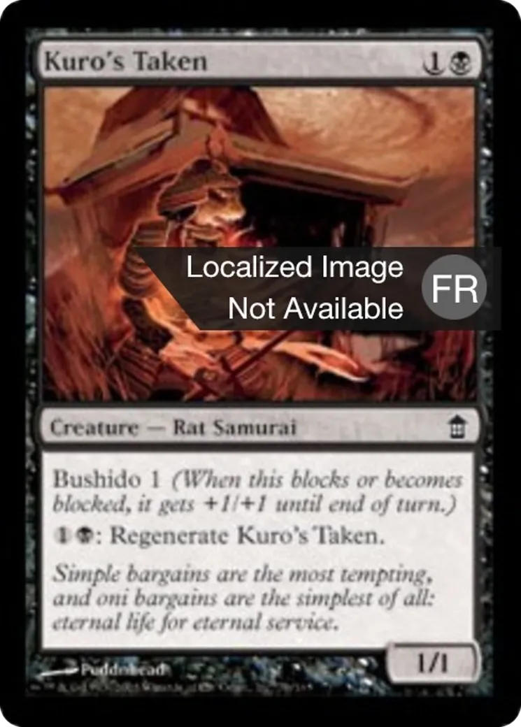 Serf de Kuro — Saviors of Kamigawa — Magic: The Gathering