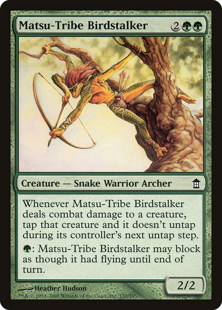 Matsu-Tribe Birdstalker — Saviors of Kamigawa — Magic: The Gathering