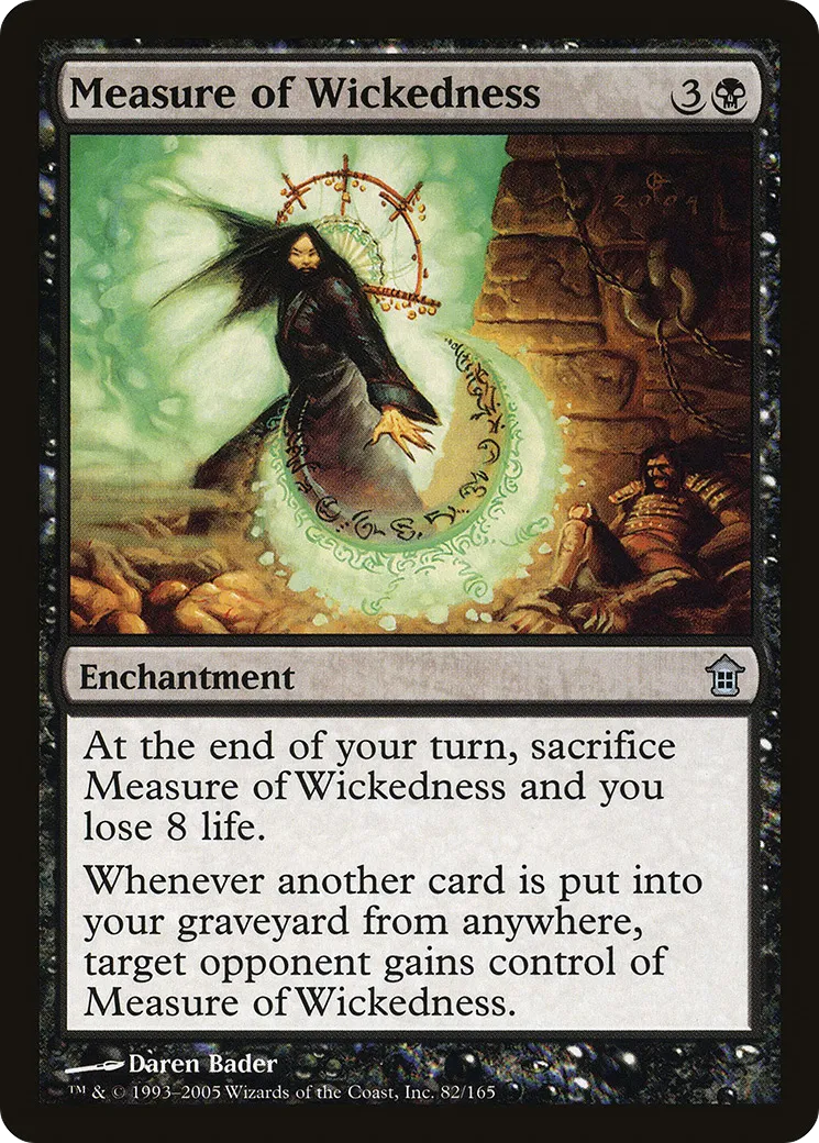Measure of Wickedness — Saviors of Kamigawa — Magic: The Gathering