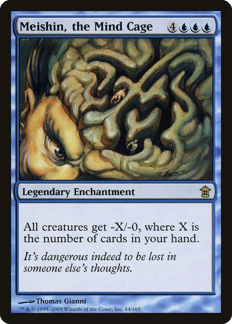 Meishin, the Mind Cage — Saviors of Kamigawa — Magic: The Gathering