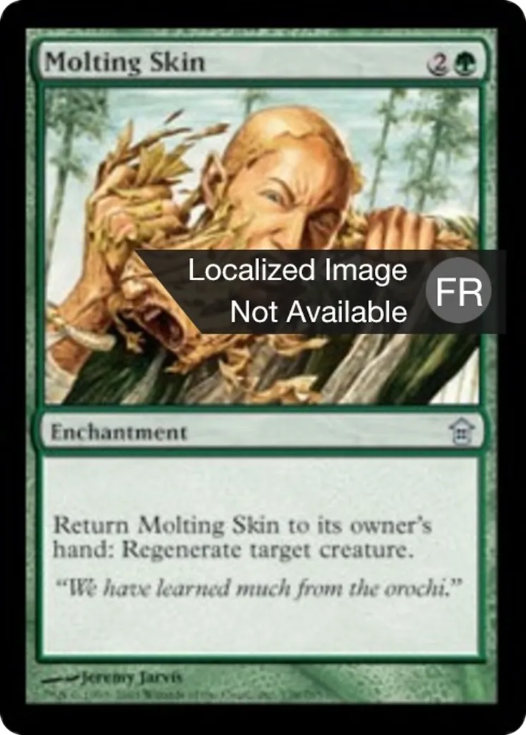 Peau en mue — Saviors of Kamigawa — Magic: The Gathering