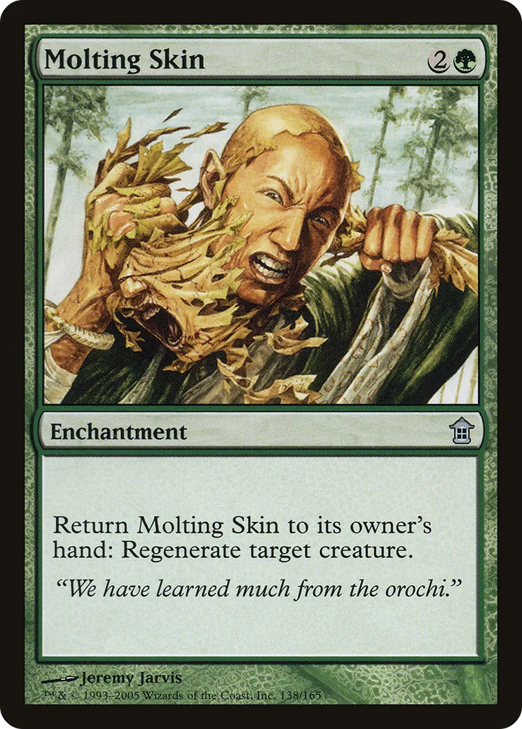 Molting Skin — Saviors of Kamigawa — Magic: The Gathering