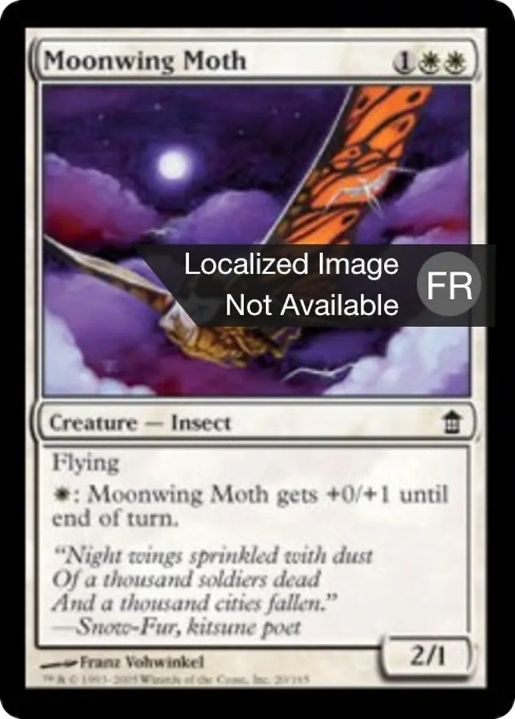 Phalène à ailes de lune — Saviors of Kamigawa — Magic: The Gathering