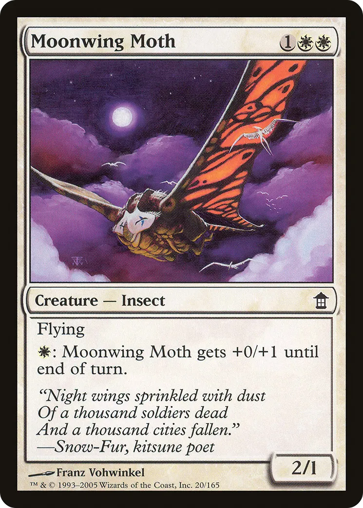 Moonwing Moth — Saviors of Kamigawa — Magic: The Gathering