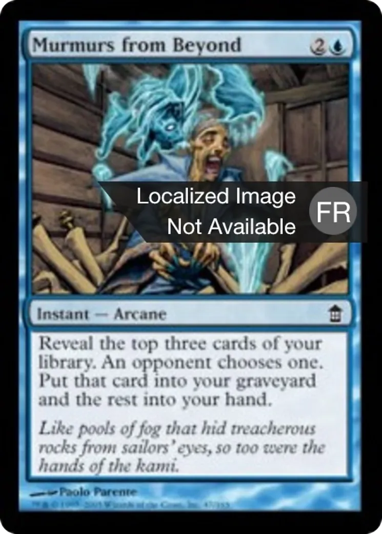 Murmures de l'au-delà — Saviors of Kamigawa — Magic: The Gathering