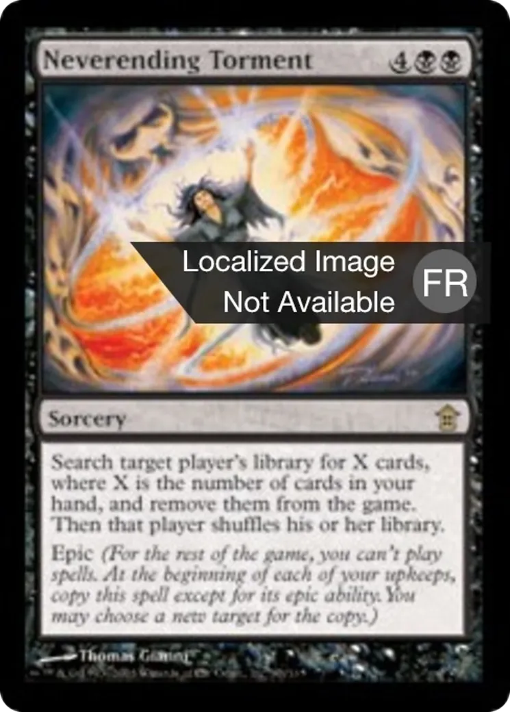 Tourment sans fin — Saviors of Kamigawa — Magic: The Gathering