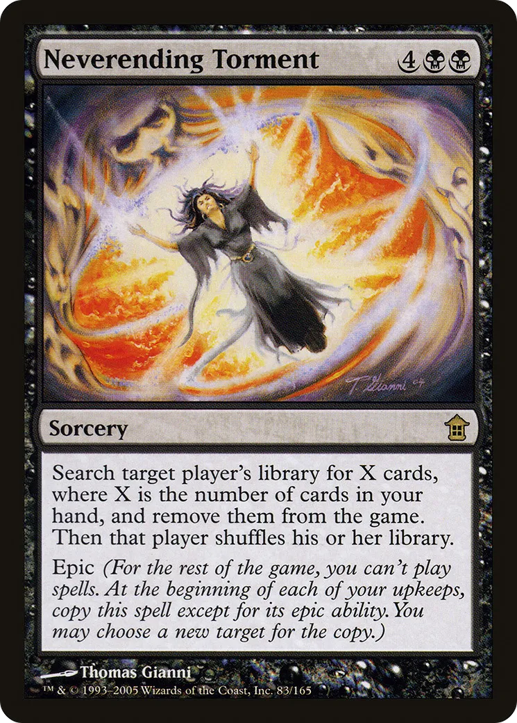 Neverending Torment — Saviors of Kamigawa — Magic: The Gathering