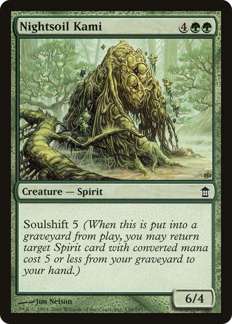 Kami de terre nocturne — Saviors of Kamigawa — Magic: The Gathering