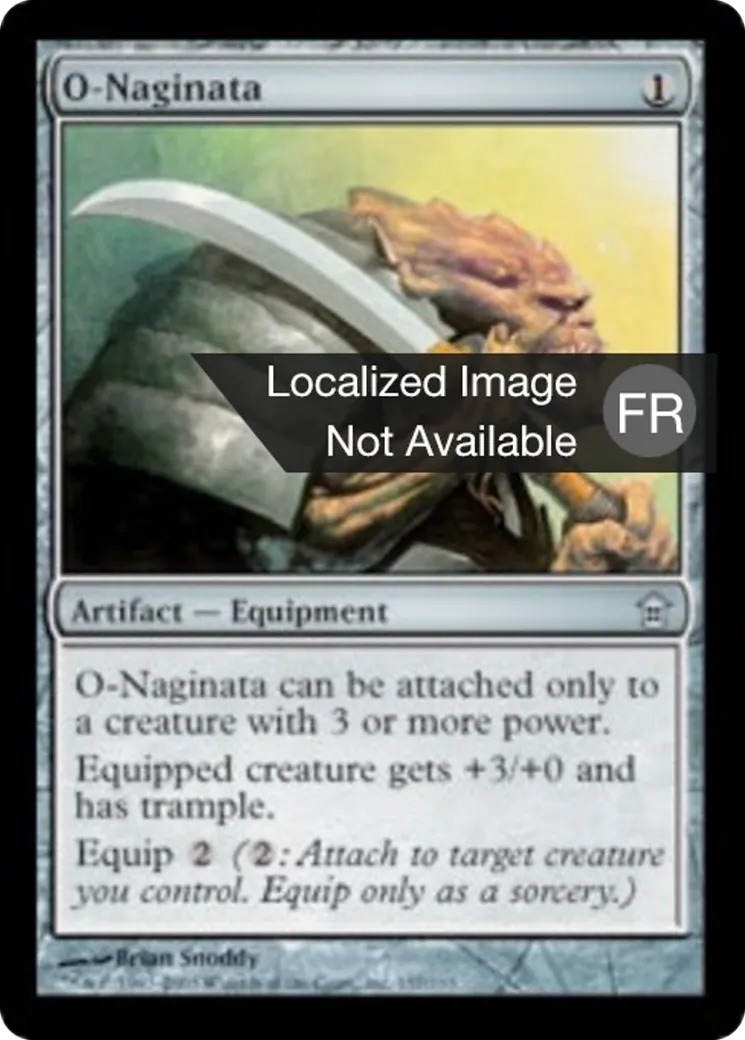 O-naginata — Saviors of Kamigawa — Magic: The Gathering