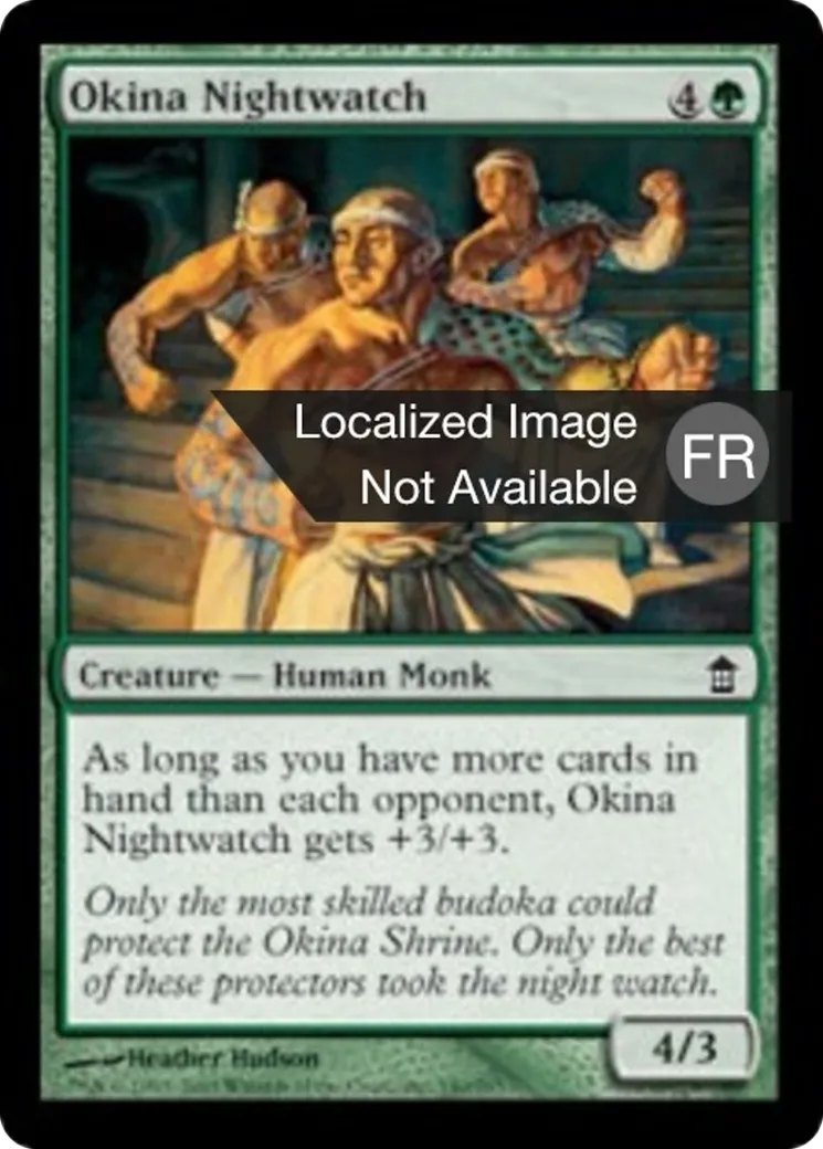 Garde de nuit d'Okina — Saviors of Kamigawa — Magic: The Gathering