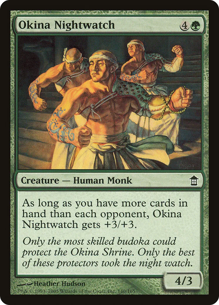 Okina Nightwatch — Saviors of Kamigawa — Magic: The Gathering