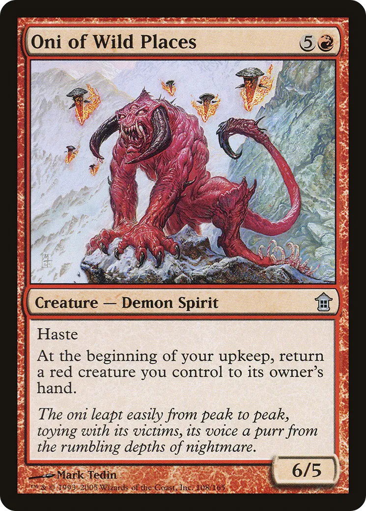 Oni of Wild Places — Saviors of Kamigawa — Magic: The Gathering