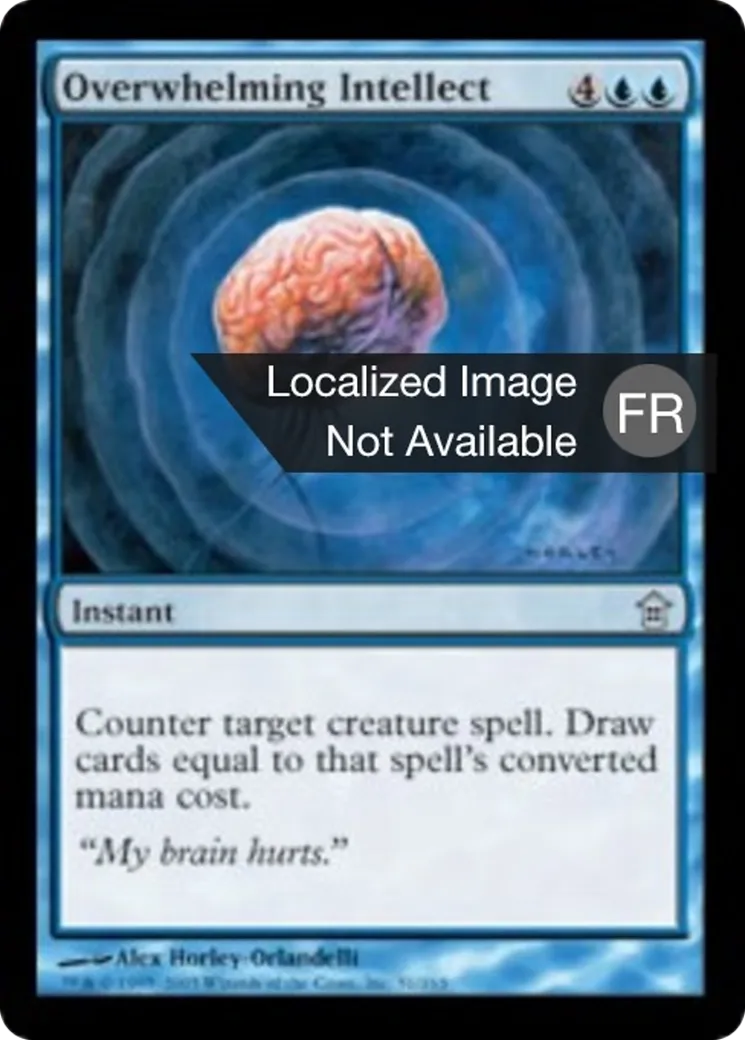 Intelligence irrésistible — Saviors of Kamigawa — Magic: The Gathering