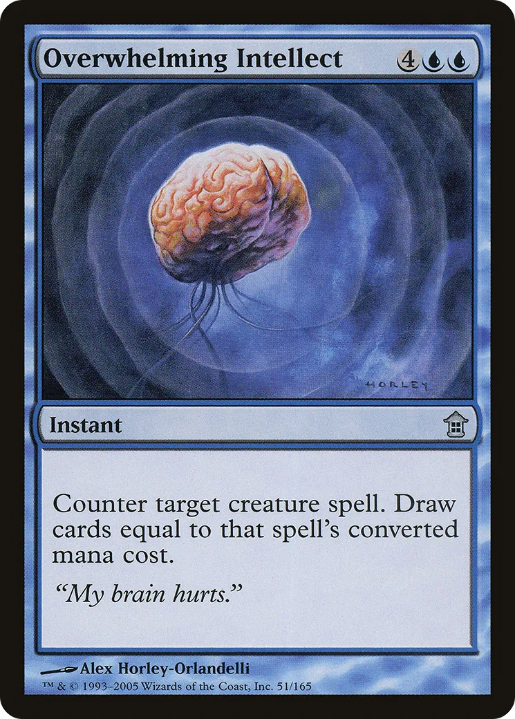 Overwhelming Intellect — Saviors of Kamigawa — Magic: The Gathering