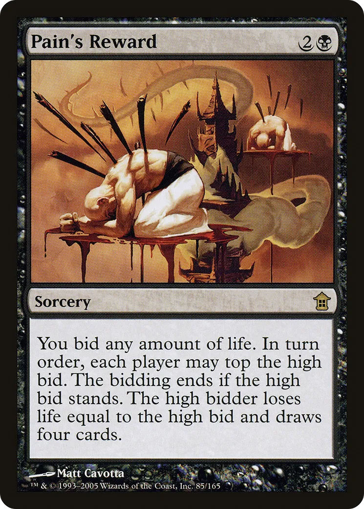 Pain's Reward — Saviors of Kamigawa — Magic: The Gathering