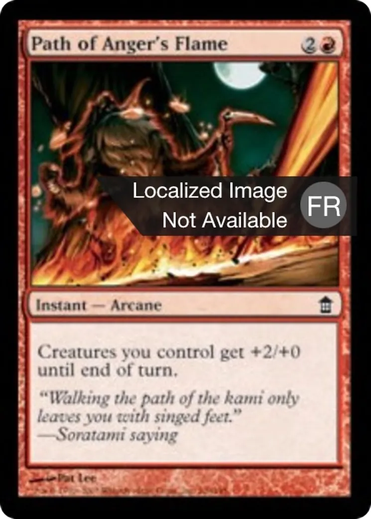 Chemin des flammes de la colère — Saviors of Kamigawa — Magic: The Gathering