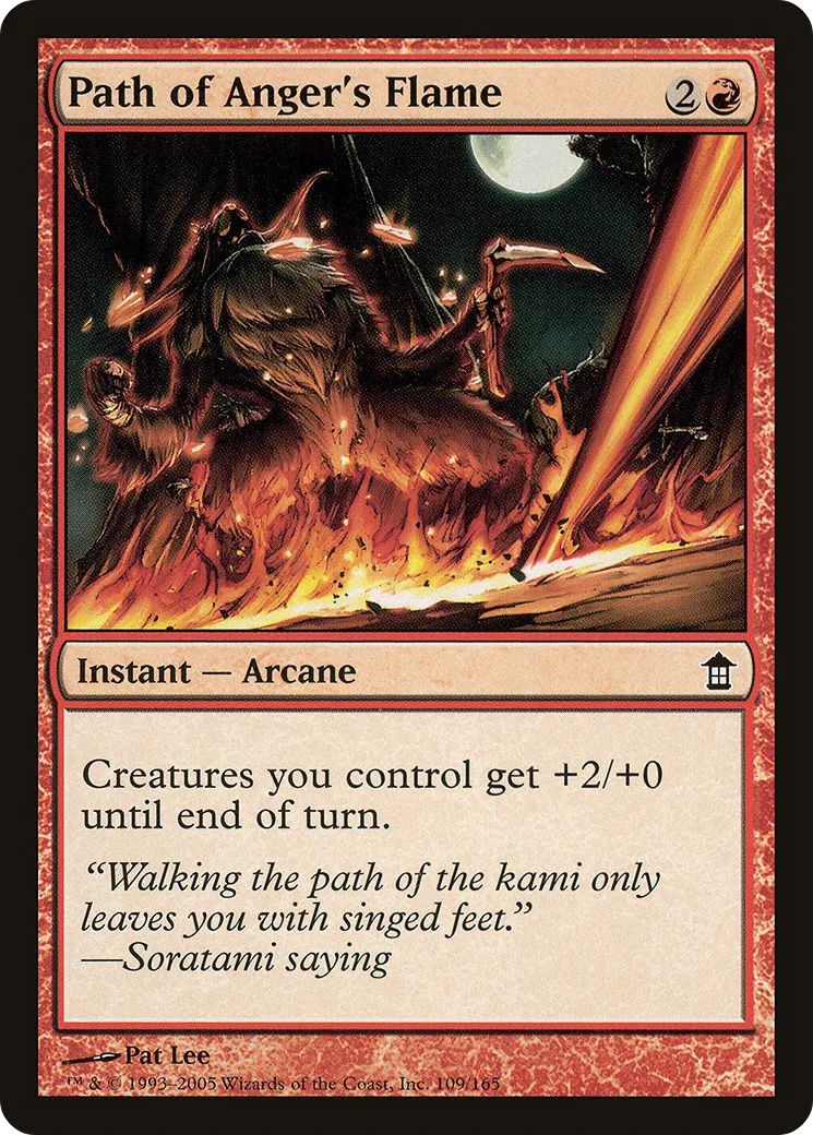 Path of Anger's Flame — Saviors of Kamigawa — Magic: The Gathering