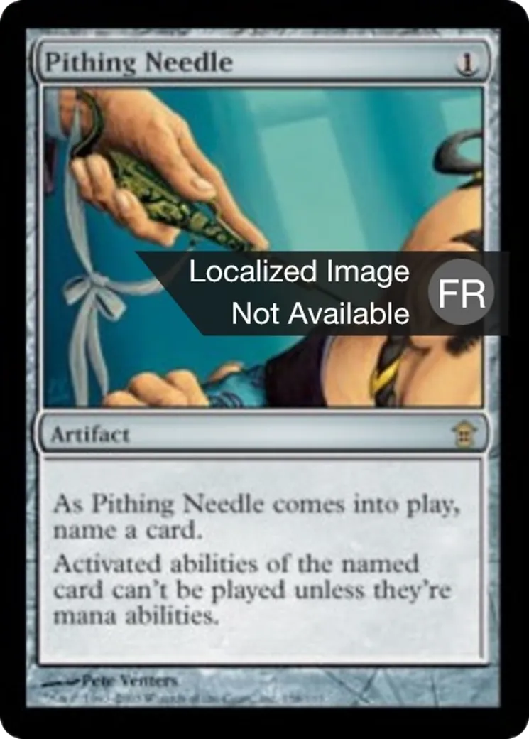 Aiguille à sectionner — Saviors of Kamigawa — Magic: The Gathering