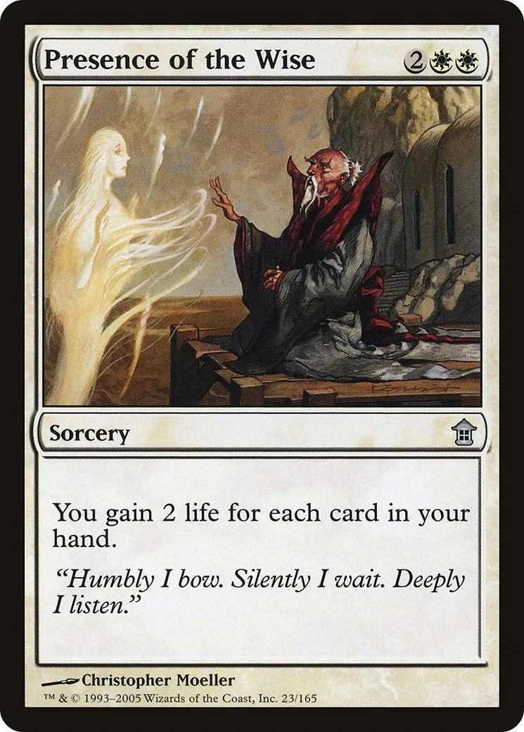 Presence of the Wise — Saviors of Kamigawa — Magic: The Gathering