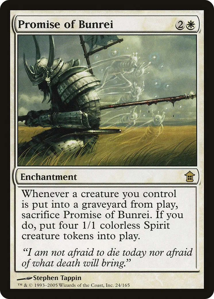 Promise of Bunrei — Saviors of Kamigawa — Magic: The Gathering