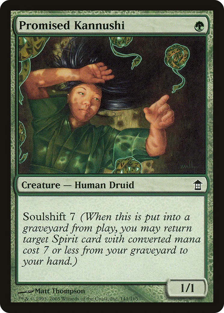 Promised Kannushi — Saviors of Kamigawa — Magic: The Gathering