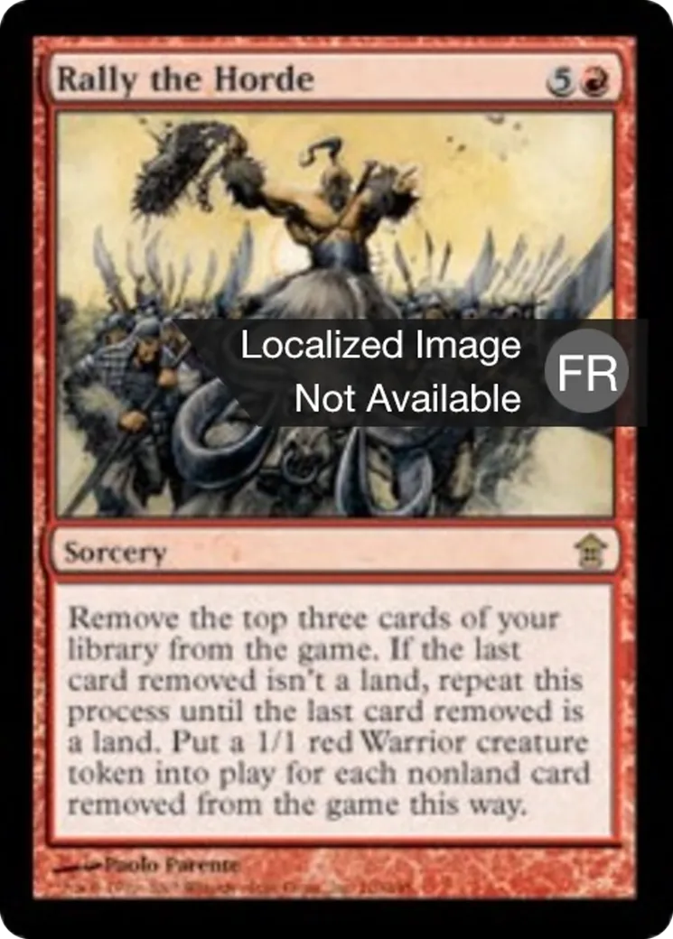 Ralliement de la horde — Saviors of Kamigawa — Magic: The Gathering