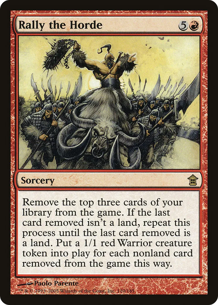 Rally the Horde — Saviors of Kamigawa — Magic: The Gathering