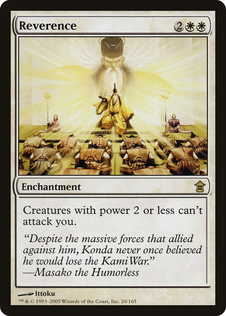 Vénération — Saviors of Kamigawa — Magic: The Gathering